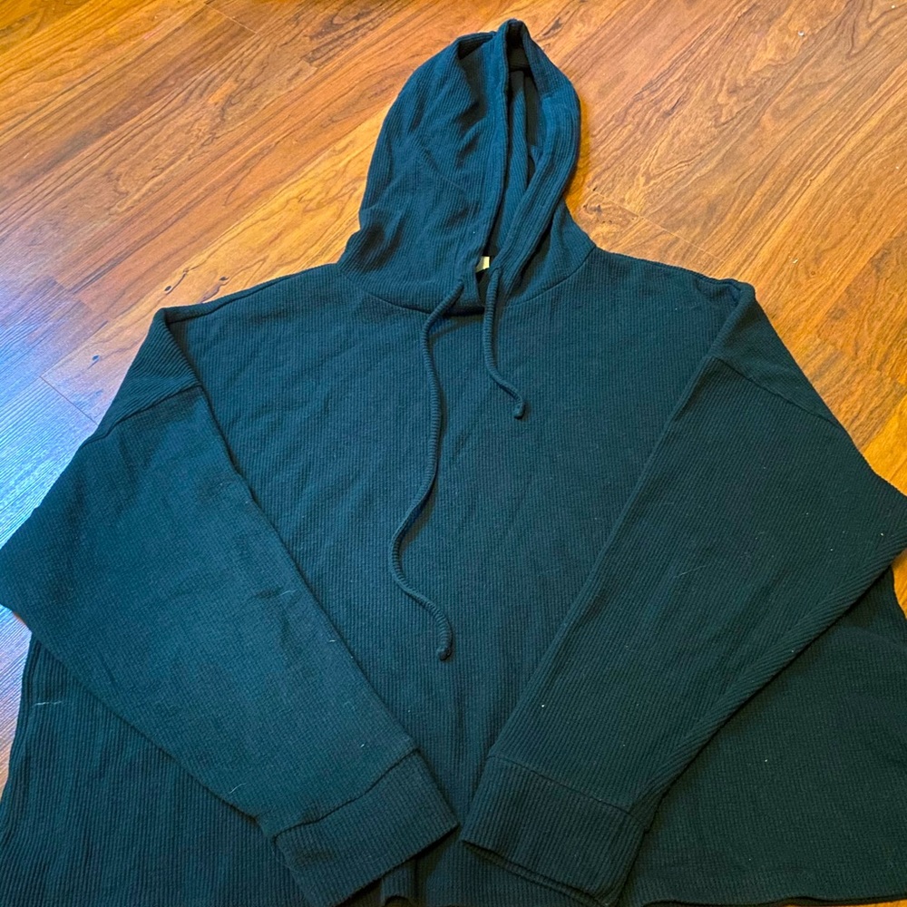 Emerald Green Cropped Hoodie 💚